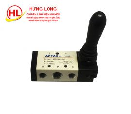 Van Gạt Tay Khí Nén 5/3 AIRTAC 4H330-10 (Van Đảo Chiều Khí Nén 5/3, Ren 17)