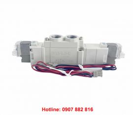Van Điện Từ Khí Nén SMC SY7320-4LZD-02 (Van Khí Nén 5/3, Ren 13mm, AC220V)